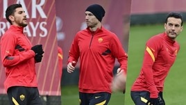 La Roma si allena: le facce post derby