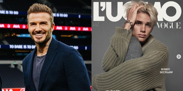 Beckham celebra il figlio Romeo su Instagram