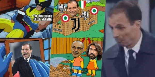 Juve, rimpianto Allegri dopo il ko con l'Inter: i social tra nostalgia e ironia