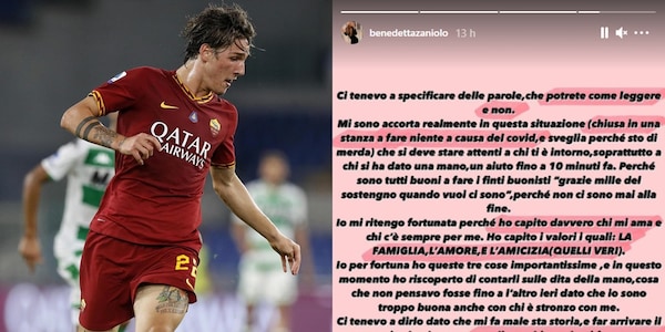 Zaniolo, la sorella Benedetta: "Chiusa in una stanza a causa del Covid..."