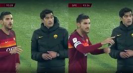 Pellegrini accanto a Fonseca, il labiale sul cambio: "E' il sesto..."