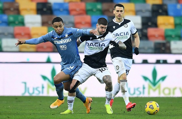 Udinese-Atalanta 1-1: Gasperini frena ancora, niente terzo posto