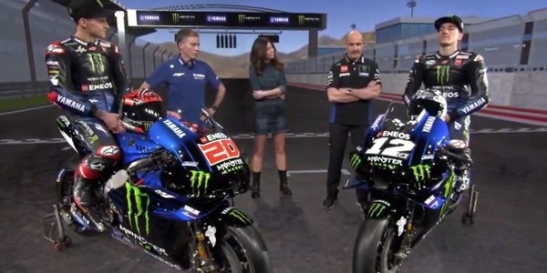 MotoGp, presentata la Yamaha 2021 con Vinales e Quartararo