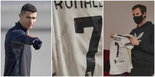 Ronaldo-Murray, maglie in regalo: "Grande fan di Cristiano"
