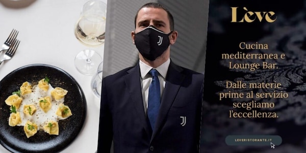 Lève, il nuovo ristorante di Bonucci: lusso a Torino