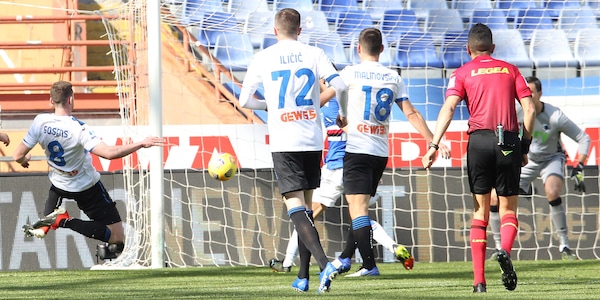 Sampdoria-Atalanta 0-2, Ranieri ko: gol di Malinovskyi e Gosens