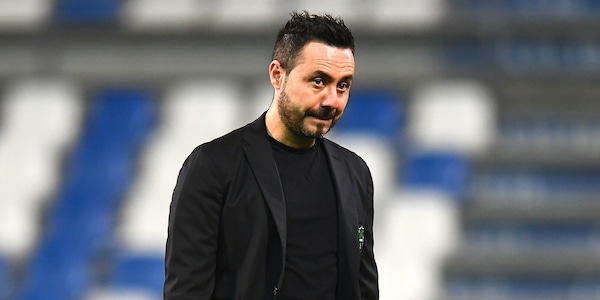 Sassuolo, De Zerbi: "100 panchine motivo d'orgoglio. Napoli, bella gara"