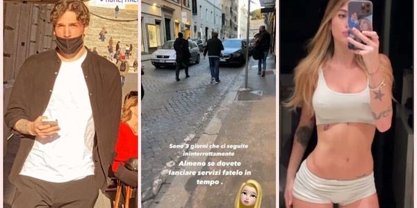 Zaniolo a Piazza di Spagna. Chiara Nasti si arrabbia con i paparazzi