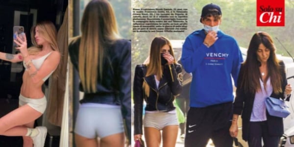Zaniolo, Chiara Nasti a pranzo con la suocera: il look fa scalpore