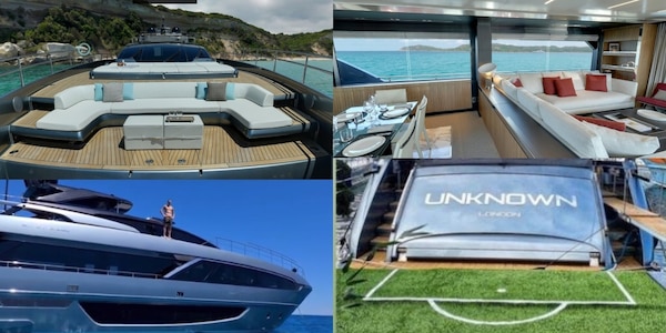 Ibrahimovic in vacanza sul suo yacht mozzafiato