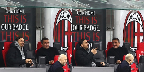 Ibra, stasera niente Sanremo: se la ride con Maldini e Mandzukic