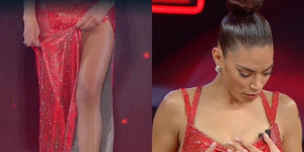 Elodie, incidente hot a Sanremo: lo spacco fa vedere proprio tutto