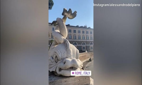 Alessandro Del Piero torna in Italia, eccolo a Roma