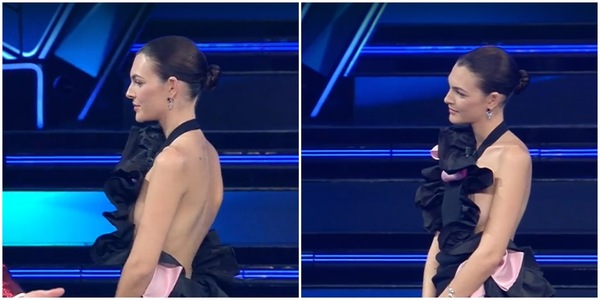 Vittoria Ceretti, il vestito la tradisce. Anche la modella come Elodie...