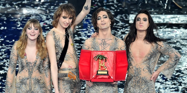 Roma-Genoa, l’omaggio ai Maneskin per la vittoria a Sanremo