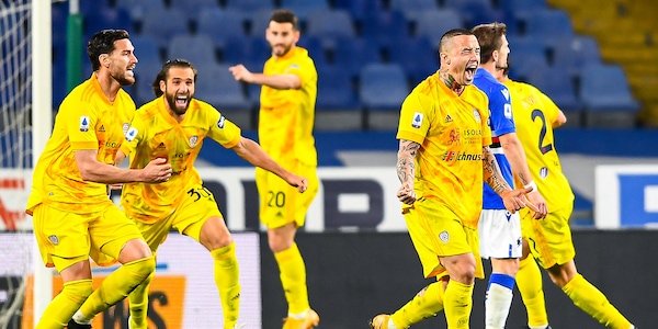 Sampdoria-Cagliari 2-2: Nainggolan beffa Ranieri al 96'