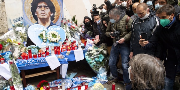 Renica: "Che emozione la visita all'altare di Maradona"