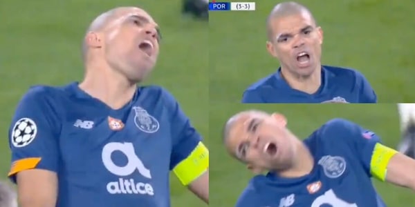 Juve-Porto, Pepe prende in giro Morata: l’immagine diventa virale