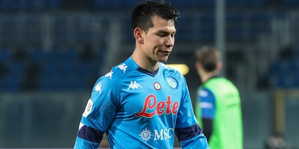 Napoli, Lozano ha lavorato in parte con il gruppo