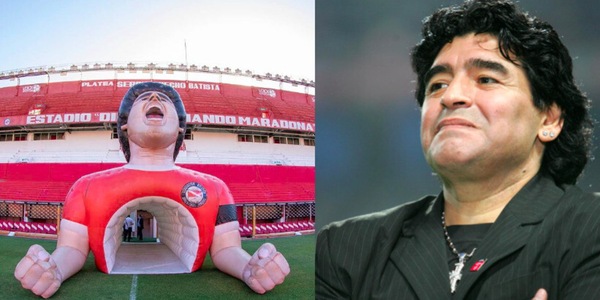 Incredibile in Argentina: si va in campo passando dentro Maradona