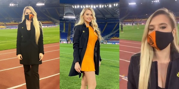 Olga Kalenchuk, la Diletta Leotta ucraina incanta l'Olimpico