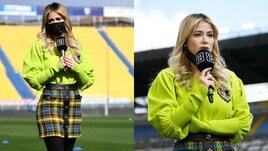 Diletta Leotta, che look per Parma-Roma!