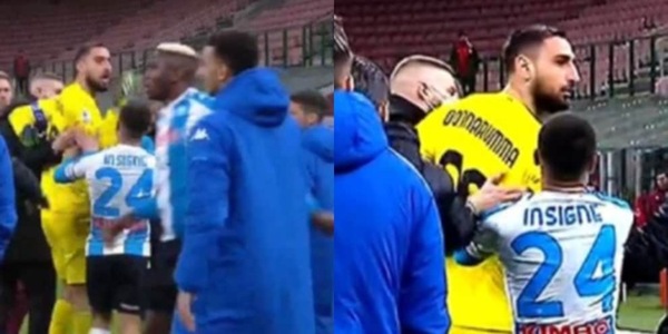 Furia Donnarumma: la frase urlata alla panchina del Napoli