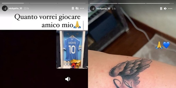 Daniel Guerini, il gesto di Pirlo Jr commuove il web