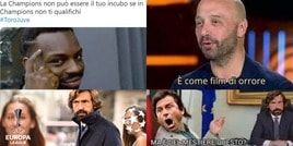 Torino-Juve: Pirlo bersaglio dell'ironia social