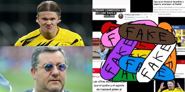 Haaland-Barcellona e i 70 milioni di commissioni. Raiola: "Fake!"
