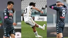 Napoli, Insigne non basta: Juve terza con Ronaldo e Dybala