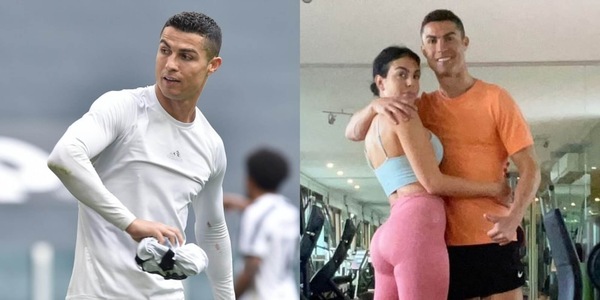 Cristiano Ronaldo, è tornato il sereno: allenamento con Georgina