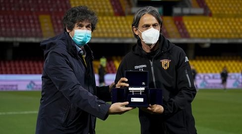 Panchina d’argento: Inzaghi premiato da Albertini
