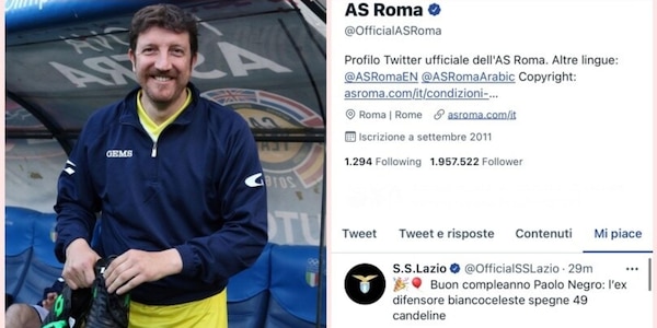Lazio-Roma, derby social su Paolo Negro