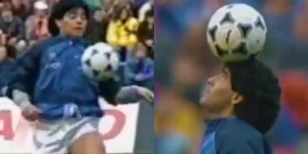 Maradona, 32 anni fa il riscaldamento che resterà nella storia