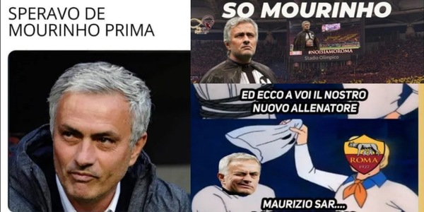 Mourinho alla Roma: l’annuncio visto dai social