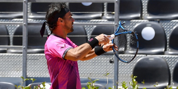 Fognini nervoso, abbandona la conferenza stampa dopo un problema tecnico