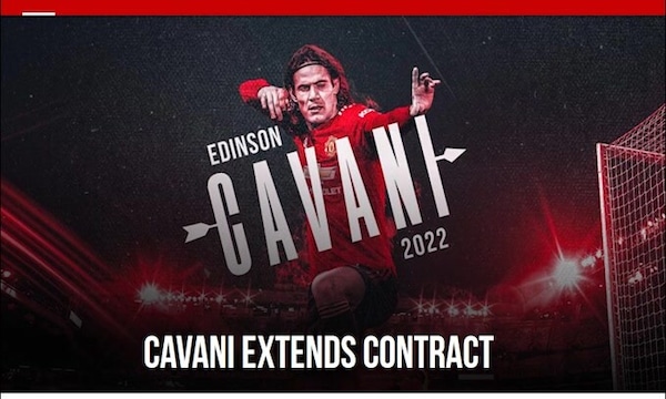 Ufficiale: Cavani ha rinnovato con il Manchester United