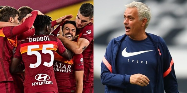Derby, i complimenti di Mourinho alla Roma e a Fonseca: "Grande vittoria!"