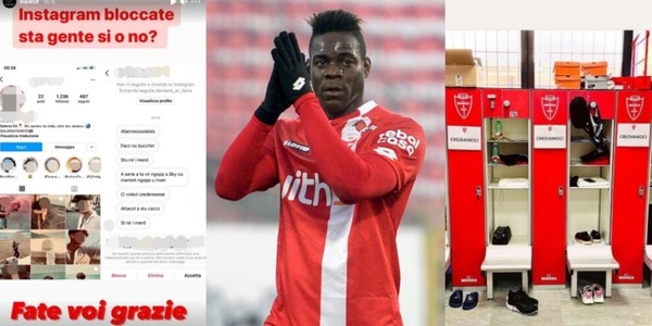 Balotelli, insulti razzisti e bufera social: "Sei un nero di..."