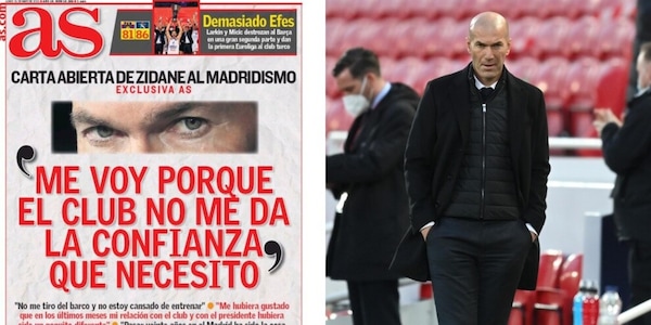 Addio Zidane: "Nessuna fiducia dal Real. Ferito da alcuni messaggi"
