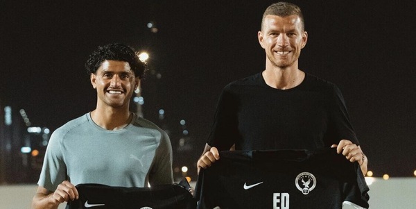 Roma, Dzeko a Dubai con la maglia del Gulf United: ecco il motivo