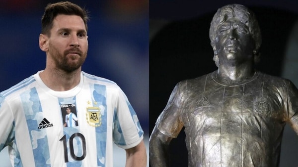 L’Argentina di Messi omaggia Maradona: maglia e statua