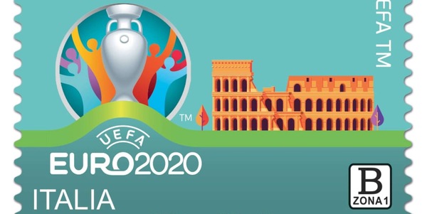 Europei, arriva il francobollo speciale con il Colosseo