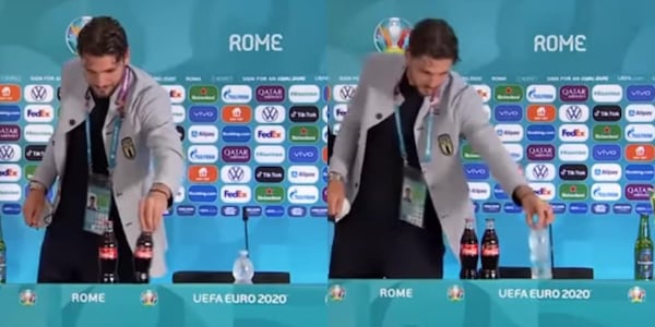 Locatelli come Ronaldo e Pogba: sceglie la bottiglia d'acqua