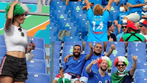 Italia-Galles, show dei tifosi sugli spalti. E spunta Mertens...