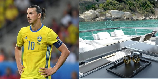 Svezia, Ibra farà il tifo dal suo yacht da 20 milioni! FOTO