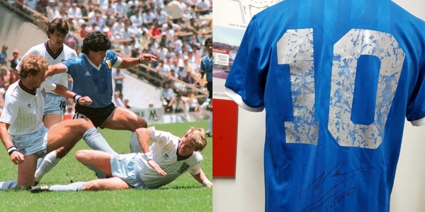 Maradona e il giallo della maglia del gol del secolo che vale milioni