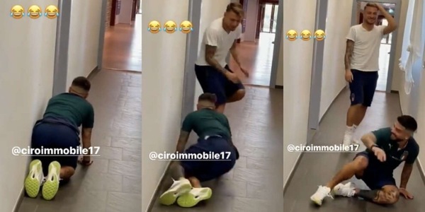 Insigne-Immobile, il nuovo scherzo è tutto da ridere