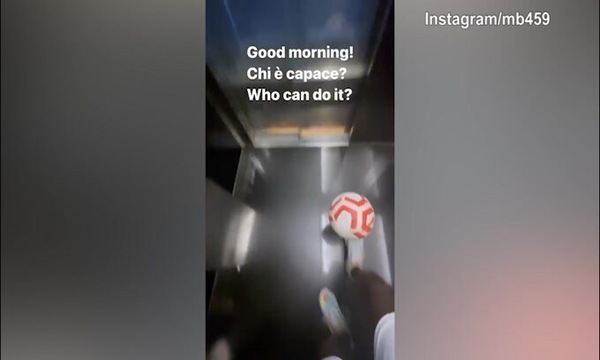 Balotelli, numeri da campione in ascensore!